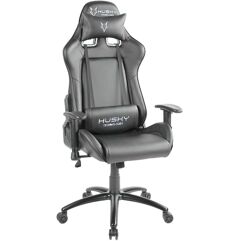 Cadeira Gamer Husky Gaming Blizzard Preto Com Almofadas Reclinável Descanso de Braço 2D HGMA005