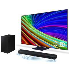 Combo Samsung Smart TV 55" QLED 4K Q65C + Soundbar Samsung HW-B555