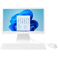 Computador All in One LG 22V30R Intel Celeron N5100 8GB SSD 128GB Windows Home 11 Tela de 22 Full HD Branco 22V30R-L.BY31P2