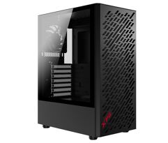 Gabinete Gamer XPG Valorair Mid Tower Vidro Temperado Black Sem Fonte Com 4 Fans Black VALORAIRMT-BKCWW
