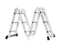 Escada Articulada Multifuncional 4x3 Alumínio Fortt 12 Degraus 3.34m EAM4X3