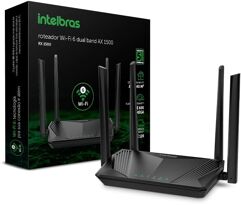 Roteador Wi-Fi 6 Dual Band RX 1500 Intelbras