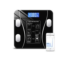 Balança Digital Bioimpedância Corporal Vidro 140kg Bluetooth