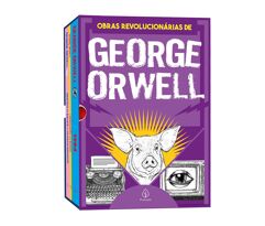 As obras revolucionárias de George Orwell Box com 3 livros