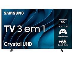 Samsung Smart TV Crystal 55" 4K UHD Alexa built in, Samsung Gaming Hub, Painel Dynamic Crystal Color - 55CU8000