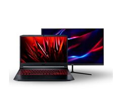 Kit Gamer Notebook Acer Nitro 5 i5 512GBSSD GTX1650 Linux AN517-54-59KR + Monitor Nitro 23.8” QG240Y S3