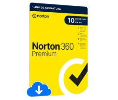 1 Ano de Assinatura Norton 360 Premium 2023 10 Dispositivos