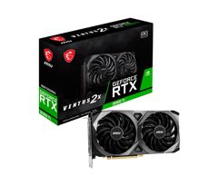 Placa de Vídeo RTX 3060 TI Ventus 2X 8GD6X OC MSI GeForce 8GB GDDR6X G-Sync Ray Tracing 256 bits