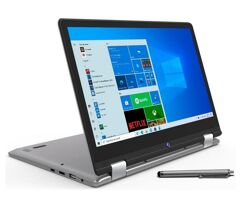 Notebook 2 em 1 Positivo Dual Core 4GB 128GB eMMC Tela Full HD Windows 10 Duo C4128A