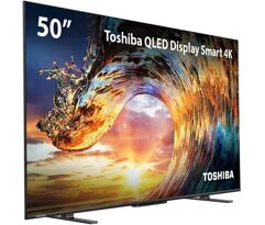 Smart TV QLED 50'' 4K Toshiba VIDAA 3 HDMI 2 USB Wi-Fi 50M550LS TB013M