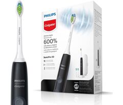 Escova de Dente Elétrica Philips Colgate Sonic Pro 50 Recarregável bivolt 2 refis e estojo de viagem