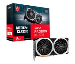 Placa De Vídeo MSI AMD Radeon RX 7600 Mech 2x Classic OC 8GB