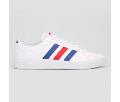 Tênis Couro Adidas Grand Court Base 2.0 Masculino