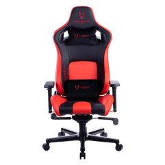 Cadeira Gamer Husky Gaming Hailstorm 900 Preto e Vermelho Com Almofadas Reclinável com Sistema Frog Descanso de Braço 3D HGMA085