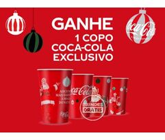 Ganhe Um Copo Coca-Cola Especial de Natal
