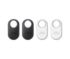 Pacote com 4 Galaxy SmartTag2 Localizador 2x Preto/2x Branco