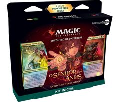 Kit Inicial Magic The Gathering MTG O Senhor dos Anéis: Contos da Terra Média Português