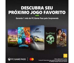 1 Mês Grátis de PC Game Pass com Mastercard Surpreenda