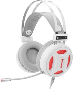 Headset Gamer Redragon Minos Lunar White USB Plug And Play H210W