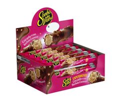 Caixa de Wafer Stick Recheado Sonho de Valsa Lacta 15 Unidades