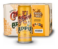 Pack Cervejas Colorado Appia Trigo com Mel 8 Latas 350ml