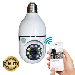 Camera Ip Segurança Lampada Panoramica Wifi Espia IP CAMERA