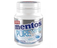 Chiclete Mentos Pure White 56g Perfetti