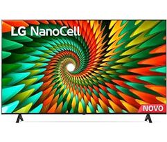Smart TV 75" 4K LG NanoCell 75NANO77SRA Bluetooth, ThinQ AI, Alexa, Google Assistente, Airplay, 3 HDMIs