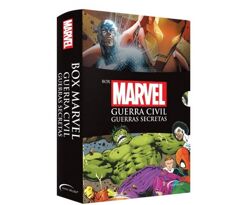 Box Livros Marvel Guerra Civil: Guerras secretas