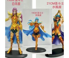 Estatueta ActionFigure CDZ Saint Seiya Cavaleiros de Ouro 19cm - 21cm