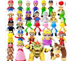 Action Figures Bonecos Super Mario Bros