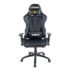 Cadeira Gamer KBM! GAMING CG300 Preto Com Almofadas Reclinável Descanso de Braço 2D KGCG300PT