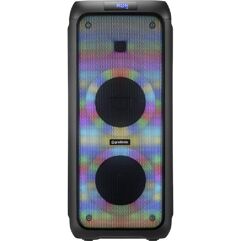 Caixa de Som Portátil Gradiente 5,5" 400W Bth FM Tws Full Led Preto GCL104 Bivolt