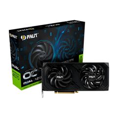 Placa de Video RTX 4060 TI Dual Palit NVIDIA GeForce 8GB GDDR6 RGB 128bit G-Sync NE6406T019P1-1060D