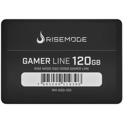 SSD Rise Mode Gamer Line 120GB SATA Leitura 535MB/s Gravação 435MB/s RM-SSD-120