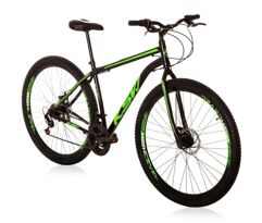 Bicicleta Aro 29 Aço Carbono Ksvj Freios A Disco 21 Vel Ksvj Bikes