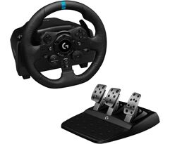 Volante Logitech G923 PS5 PS4 PC com Pedais Responsivos