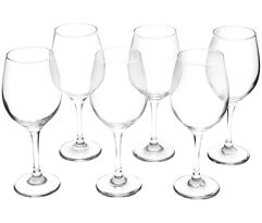 Jogo de Taças Vidro 6 Peças 490ml Nadir Barone