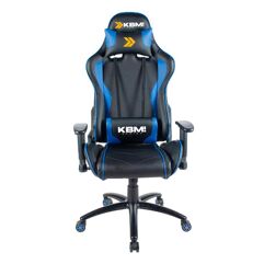 Cadeira Gamer KBM! GAMING CG300 Preto e Azul Com Almofadas Reclinável Descanso de Braço 2D KGCG300PTAZ