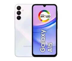 Smartphone Samsung Galaxy A15 6,5" 128GB Azul Claro 4GB RAM Câm. Tripla 50MP + Selfie 13MP 5000mAh Dual Chip