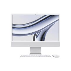 iMac Apple Tela Retina 24" 4.5K Chip M3 CPU 8 Núcleos GPU 8 Núcleos SSD 256GB Prateado MQR93BZ/A