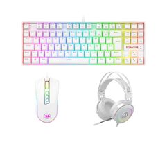 Kit Gamer Redragon: Headset Lamia 2 Surround 7.1 + Teclado Kumara + Mouse Cobra V2 12400DPI