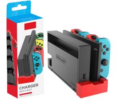 Dock Base Estação de Carregamento para 4 Controles Joy-con de Switch
