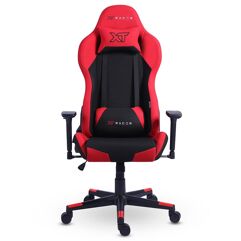 Cadeira Gamer XT Racer Defender Até 120kg Com Almofadas Reclinável Descanso de Braço 3D Preto e Vermelho XTR-030