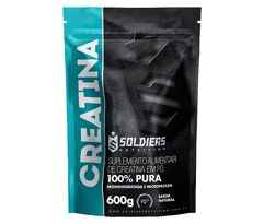 Creatina Monohidratada 600g 100% Pura – Soldiers Nutrition