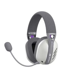 Headset Gamer Sem Fio Havit Fuxi H3 7.1 surround Driver 40mm Bluetooth e USB Cinza Fuxi-H3 Gray