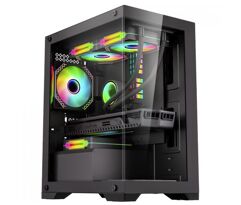 Gabinete Gamer K-MEX Poseidon CG-12H5 Mid Tower Vidro Temperado Micro-ATX