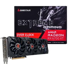 Placa de Vídeo Biostar AMD Radeon RX 6700 XT OC 12GB GDDR6 FSR Ray Tracing VA67S6TML9