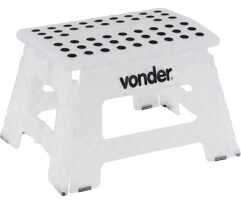 Banqueta Plástica Vonder Dobrável