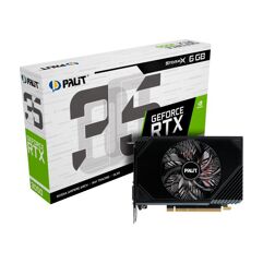 Placa de Video RTX 3050 Stormx Palit NVIDIA GeForce 6GB GDDR6 DLSS Ray Tracing NE63050018JE-1070F Stormx